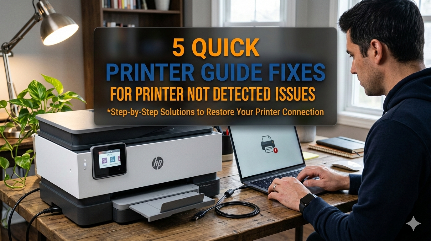 5 Quick Printer Guide Fixes for Printer Not Detected Issues
