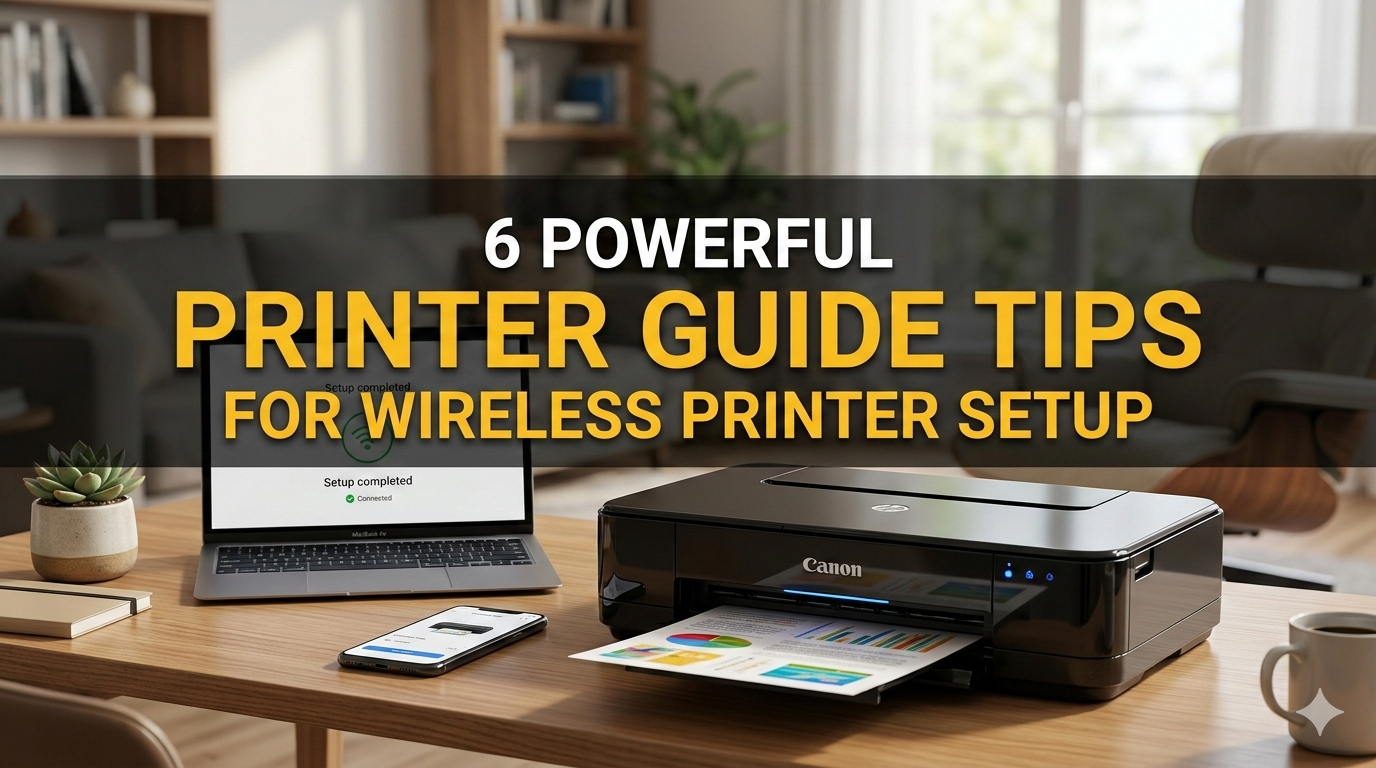6 Powerful Printer Guide Tips for Wireless Printer Setup