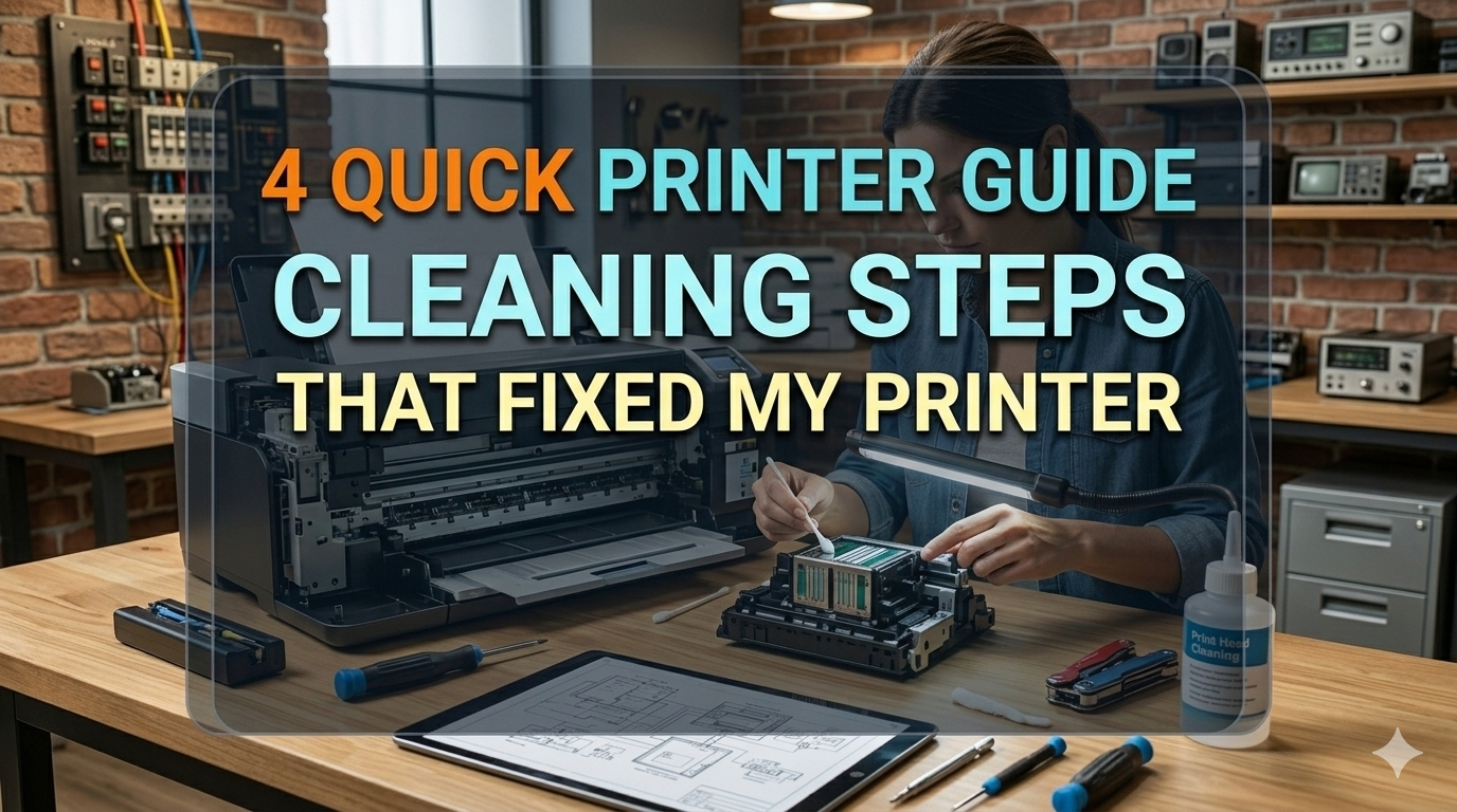 4 Quick Printer Guide Cleaning Steps That Fixed My Printer
