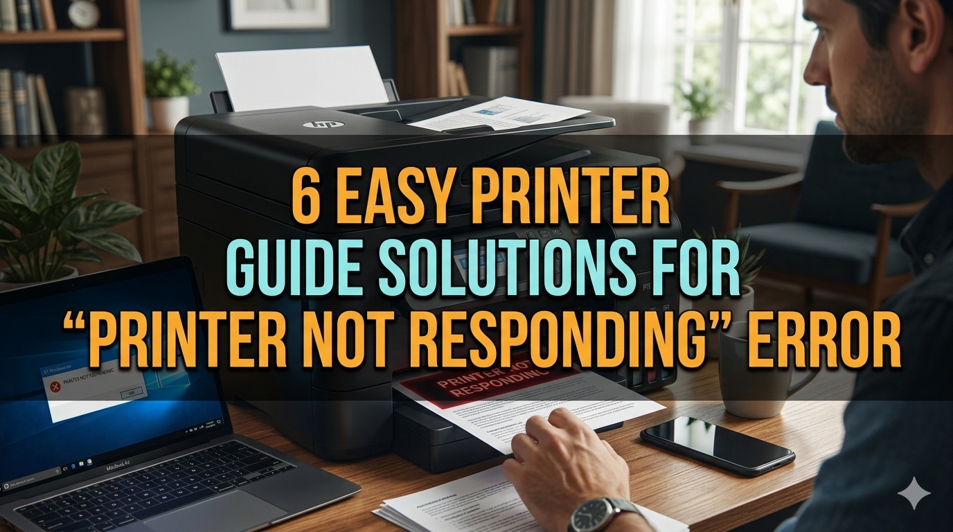6 Easy Printer Guide Solutions for “Printer Not Responding” Error