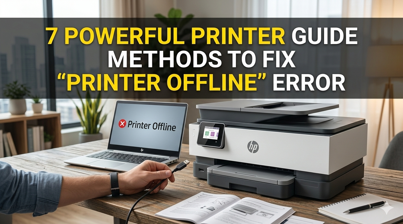 7 Powerful Printer Guide Methods to Fix “Printer Offline” Error