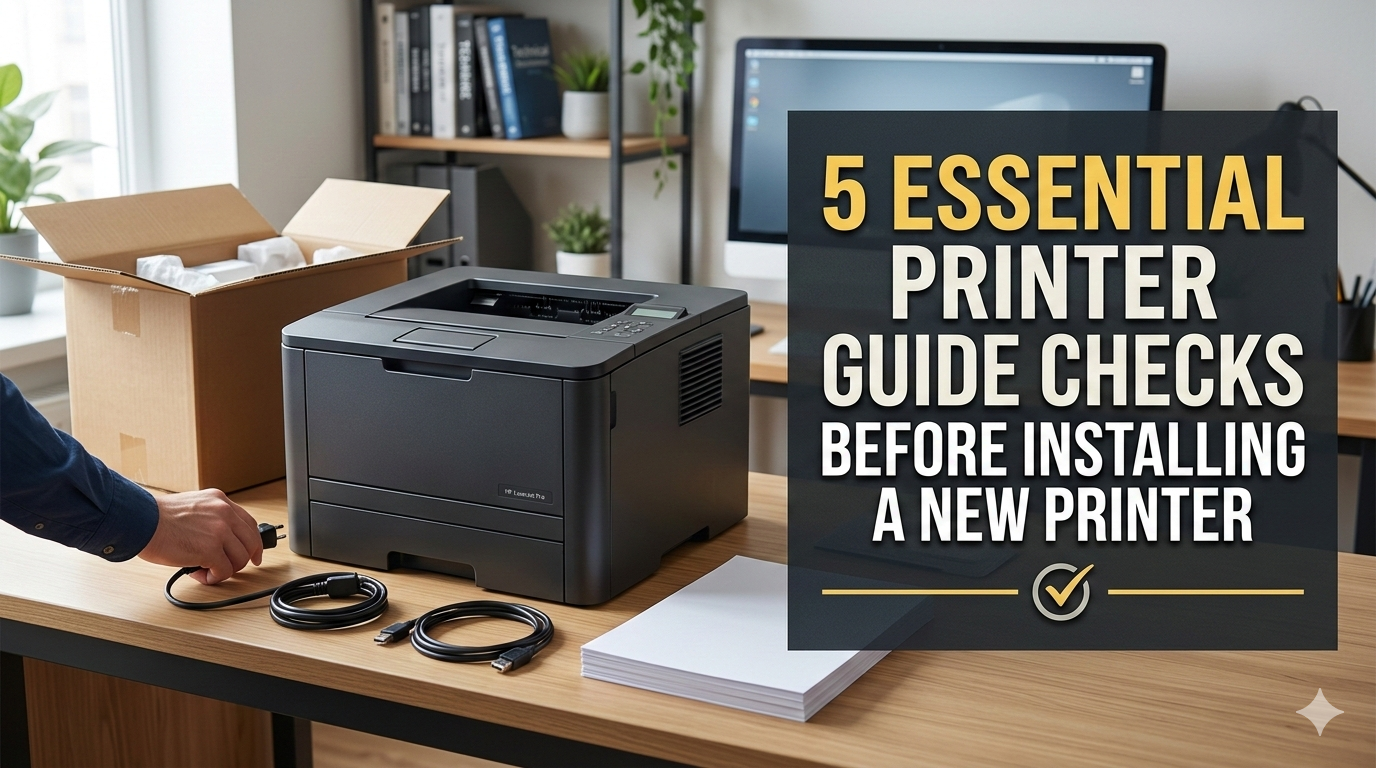 5 Essential Printer Guide Checks Before Installing a New Printer