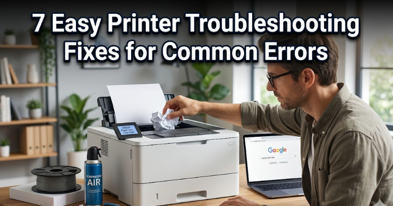 7 Easy Printer Troubleshooting Fixes for Common Errors